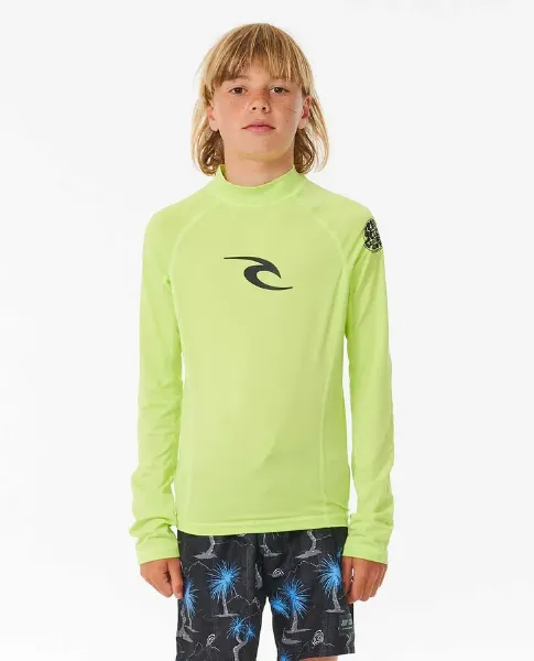 Brand Wave UV Long Sleeve Rash Vest - Boys (8-16 years)