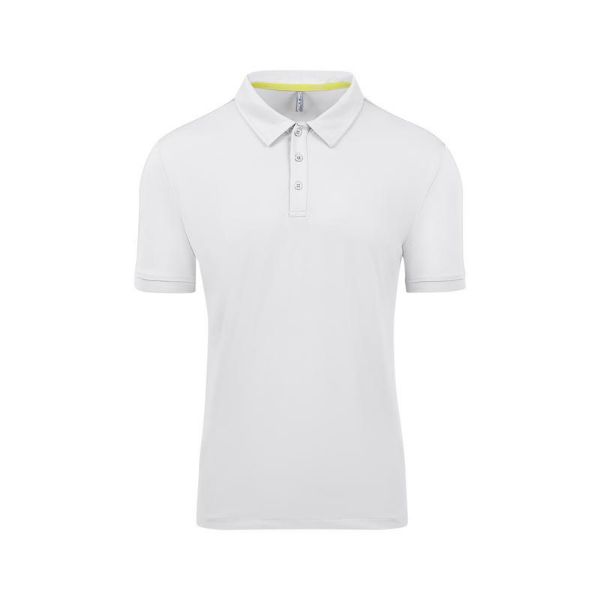 GTS Burano Polo Pique Tech Uomo White