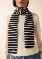 Saint James Sciarpa a Righe Unisex M/E