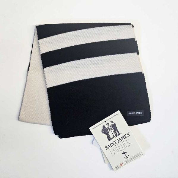 Saint James Sciarpa a Righe Bozel Unisex