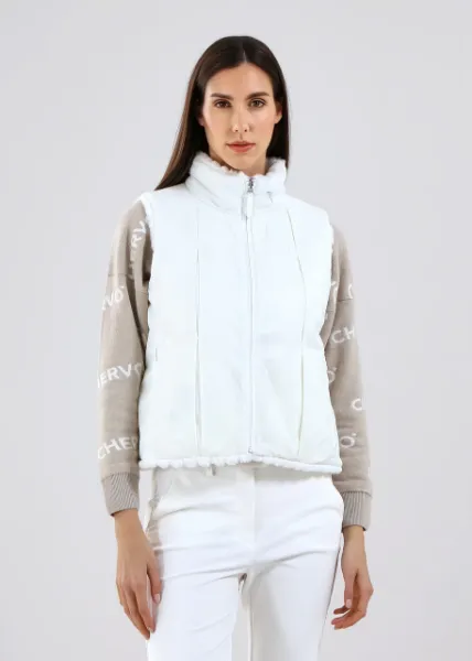Chervo Gilet Export Reversibile con Pelliccia
