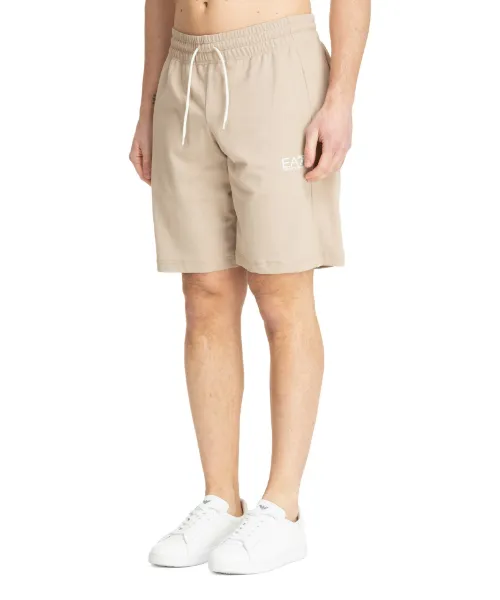 EA7 Jersey Shorts Uomo beige