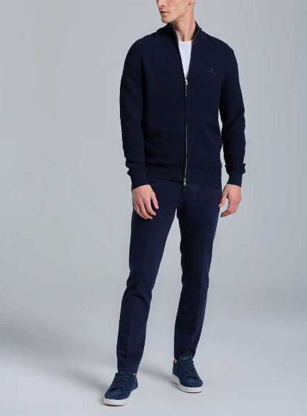 Gant  Maglia in Cotone zip lunga Uomo