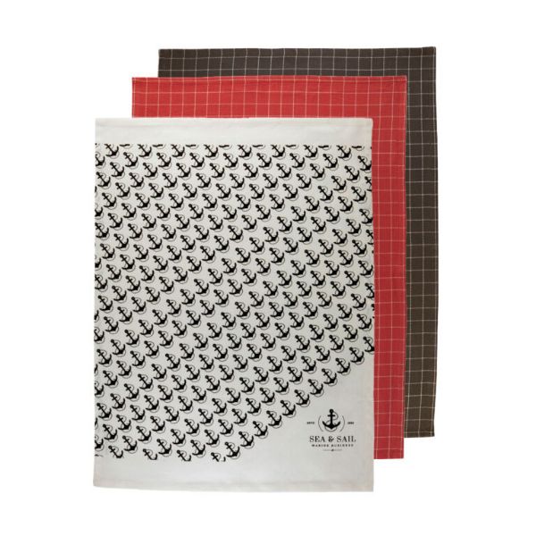 Panni Cucina, Set 3 Pz – Sea & Sail