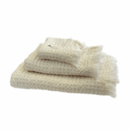 MB Sea & Salt Set Asciugamani Nido d'ape Ecru (3Pz)