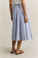 Gant Gonna midi in cotone a righe Donna