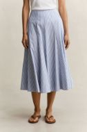 Gant Gonna midi in cotone a righe Donna