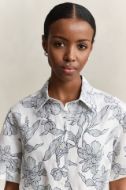 Immagine di Gant Abito chemisier in lino con stampa floreale Donna
