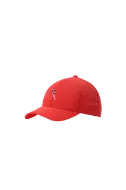	Cappello donna a sei pannelli, in tessuto tecnico leggero.
