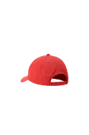 	Cappello donna a sei pannelli, in tessuto tecnico leggero.