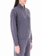 EA7 Felpa in misto modal stretch Donna Grigio piombo