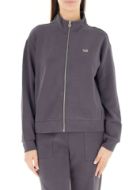 EA7 Felpa in misto modal stretch Donna Antracite