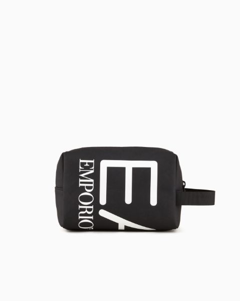 Beauty-case con maxi logo