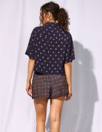 Watercult Pantaloncini Blu Navy-Ambra Donna