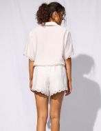 Watercult Pantaloncini Bianchi con Ricamo Donna