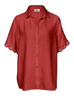 Watercult Camicia da spiaggia Cremisi con Ricamo Donna