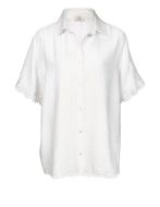 Watercult Camicia da spiaggia bianca con Ricamo Donna