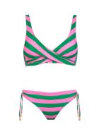Watercult  Bikini Top + Slip Navy-Amber Donna