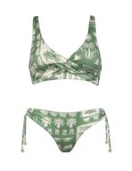 Watercult Bikini Top + Slip Sage-cream Donna