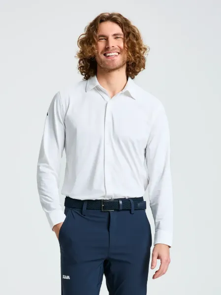 Slam Tech Piquet Camicia Manica Lunga Uomo