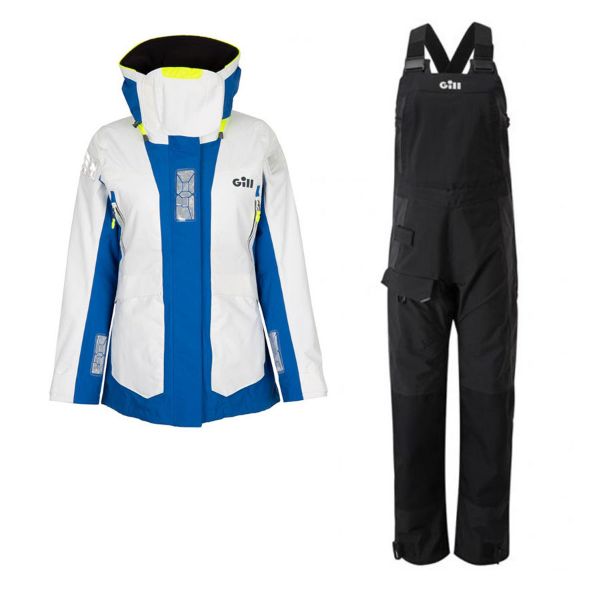 Gill OS2 Giacca+Salopette cerata offshore Donna
