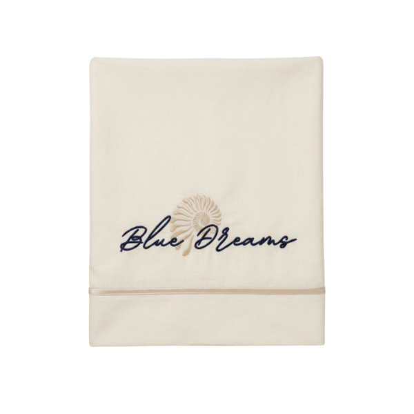 	MB Lenzuolo Matrimoniale Blue Dreams Ecru