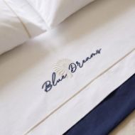 MB Lenzuolo Matrimoniale Blue Dreams Blu