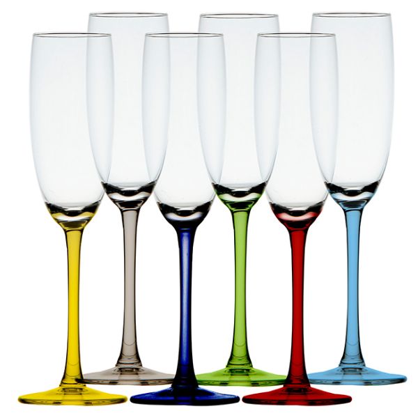 MB Party Colors Calici Champagne Ecozen & Antiscivolo (6 pz)