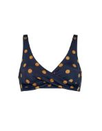 Watercult  Bikini Top + Slip Navy-amber Donna