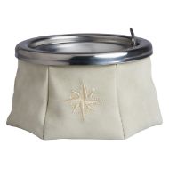 MB Posacenere Windproof Ricamato Natur